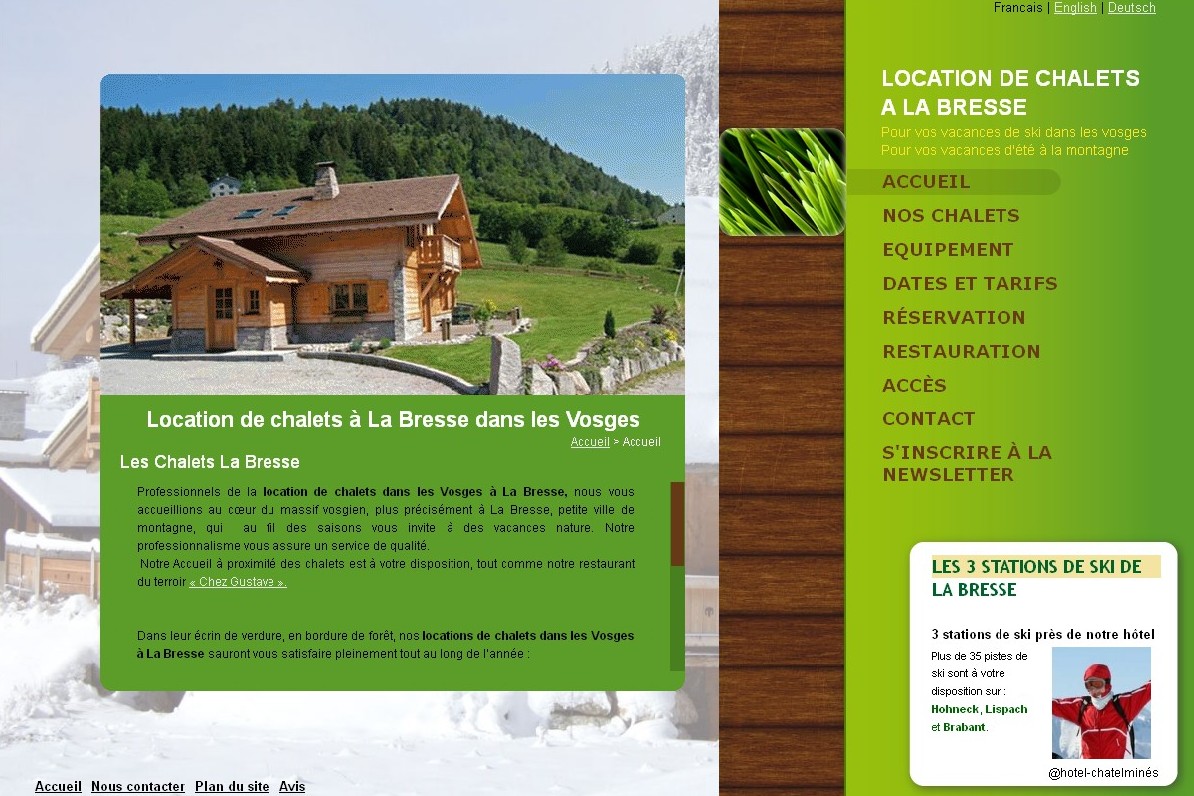 Les Chalets La Bresse – Location de chalets dans les Vosges