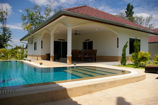 Thaïlande villa avec piscine privée près de la mer