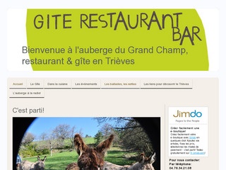 Gite auberge du Grand Champ Lalley en Trièves