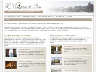 Appartements parisiens de prestige – L’Agence de Paris