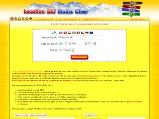 Location ski moins cher