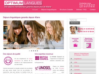 Séjours linguistiques – Optimumlangues