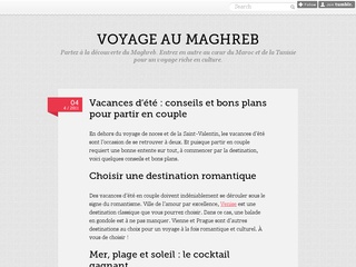 Voyage au Maghreb